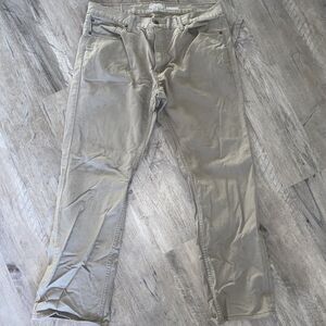 Signature Levis Strauss Mens 36x32 Straight Leg Jeans Tan